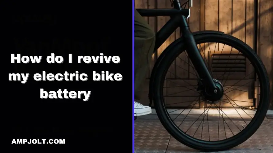 How do i revive my electric bike battery?