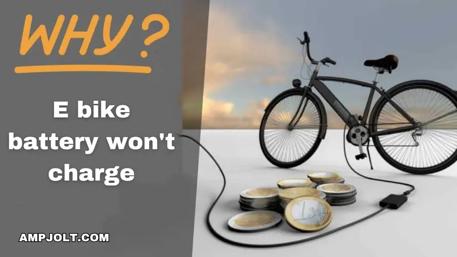 Why e bike battery won't charge?