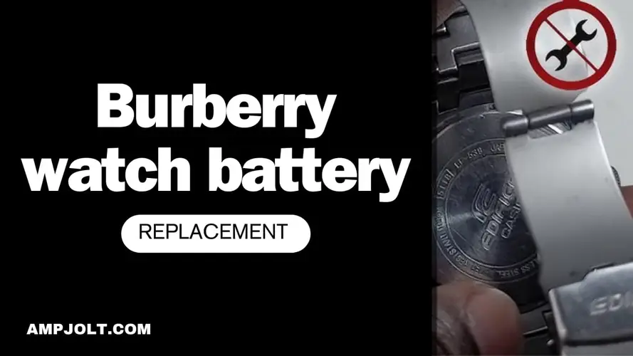 A Comprehensive Guide to burberry watch battery replacement