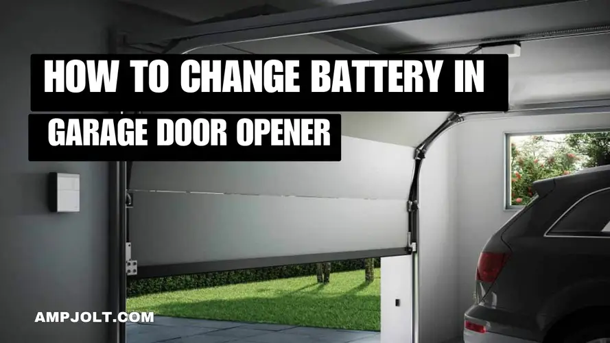 How to replace battery in garage door opener?